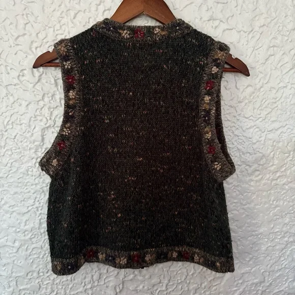 Vintage St. John's Bay Wool Blend Sweater Vest Size Small - Picture 4 of 5